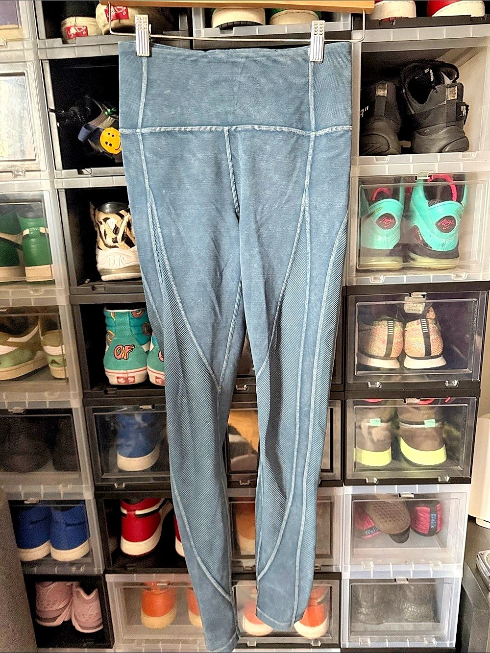 lululemon Wunder Under High-Rise Tight *Rib 28" Blue Size 4